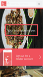 Mobile Screenshot of eattender.com